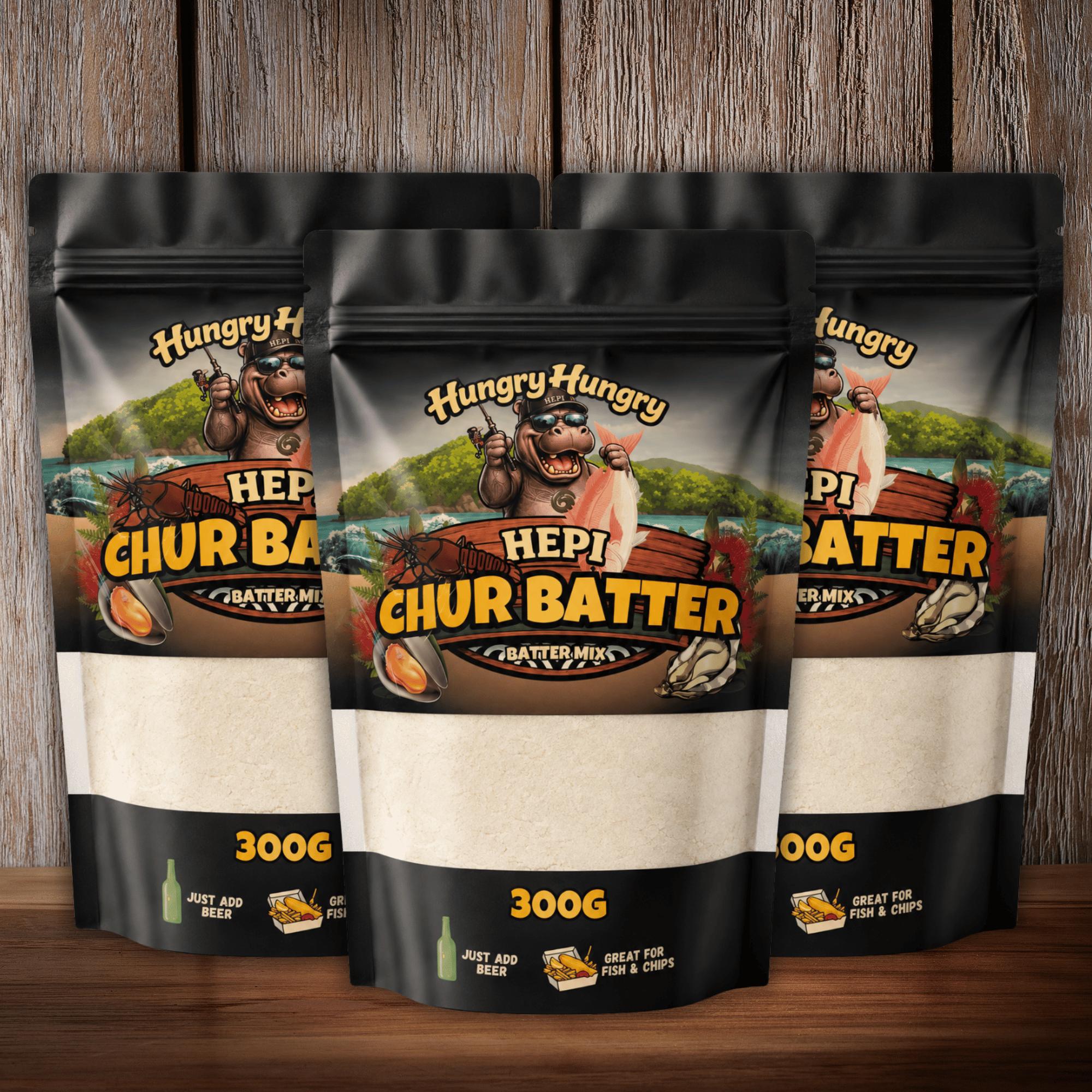 Hungry Hungry Hepi Chur Batter 300g